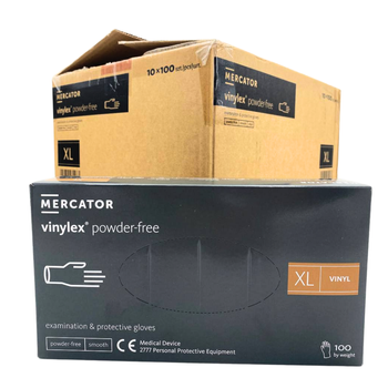 Rękawiczki winylowe XL – 10x100 szt Mercator