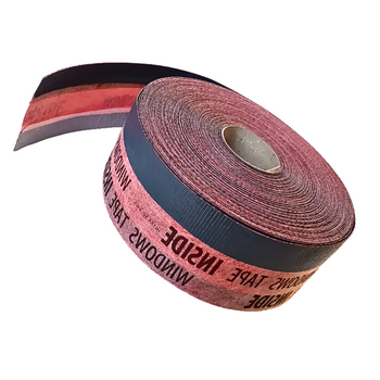 Taśma samoprzylepna bordowa 70 mm/25 m, wewnętrzna paroszczelna, do okien