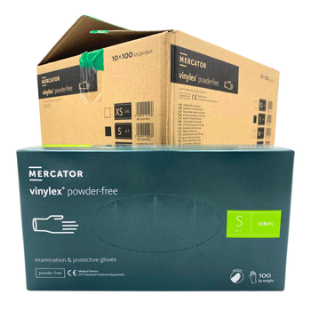 Rękawiczki winylowe S – 10x100 szt Mercator