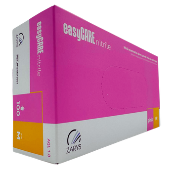 Nitrylowe Rękawiczki EasyCare różowe M, 100 sztuk