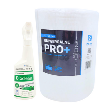 Zestaw HVAC Internal Bioclean 500 ml płyn do klimatyzacji + czyściwo