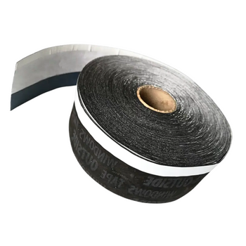 Taśma paroprzepuszczalna zewnętrzna UV+ 70 mm/25 m czarna, do okien