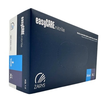 Nitrylowe rękawiczki ochronne EasyCare niebieskie XL, 100 szt