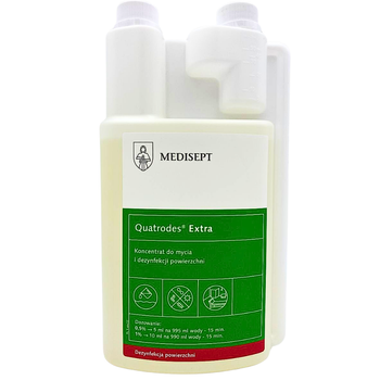 Quatrodes Extra – koncentrat do mycia i dezynfekcji powierzchni, 1L