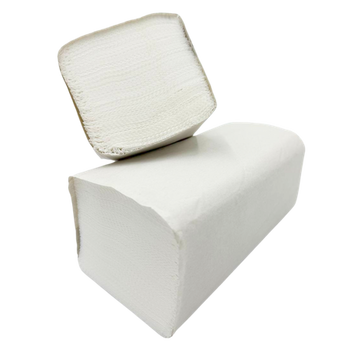 Ręcznik celulozowy ZZ, dwuwarstwowy, biały, 1 binda