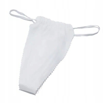Stringi jednorazowe białe, kosmetyczne, rozmiar M, 10 szt