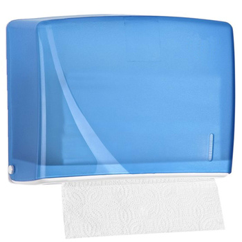 Podajnik do ręczników papierowych składanych transparentny