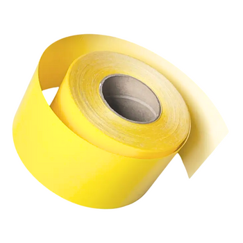 Taśma znakująca żółta 100mm/24m kompozytowa, samoprzylepna