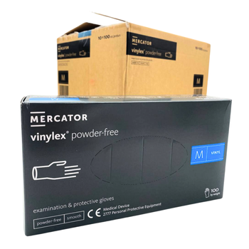 Rękawiczki winylowe M – 10x100 szt Mercator