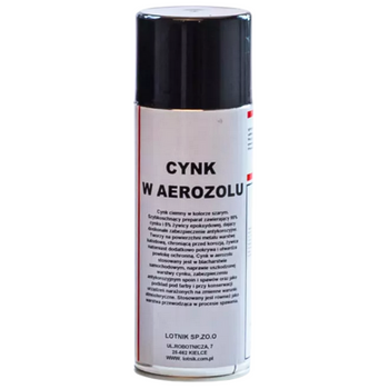 Cynk ciemny w aerozolu, spray 400 ml Lotnik