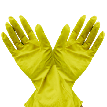 Rękawice gospodarcze lateksowe Mercator Yellow L