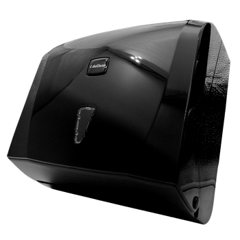 Czarny podajnik na ręczniki składane ZZ plastikowy DK041 B