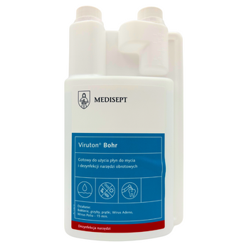 Viruton Bohr 1L -  płyn do mycia i dezynfekcji narzędzi obrotowych