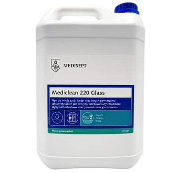 Mediclean 220 Glass - płyn do szyb i luster 5L
