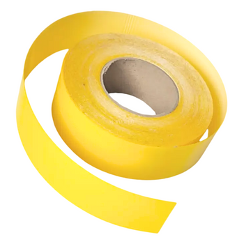 Taśma znakująca żółta 50mm/24m taśma samoprzylepna