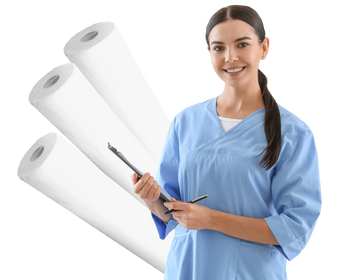 Podkład włókninowy medyczny 60cm x 50m, 15 g/m²