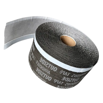 Taśma paroprzepuszczalna zewnętrzna UV+ 100 mm/25 m czarna, do okien