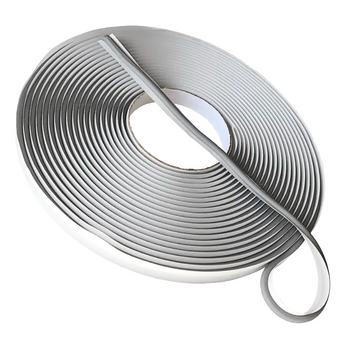 Taśma uszczelniająca butylowa szara, 5 mm/5 mm/9,6 m, uszczelka przeciwwilgociowa