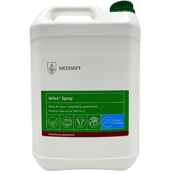 Velox Spray Neutral 5L – profesjonalny płyn do dezynfekcji powierzchni