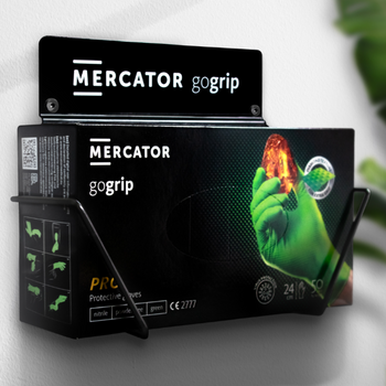 Metalowy uchwyt na rękawiczki jednorazowe – wieszak na pudełka