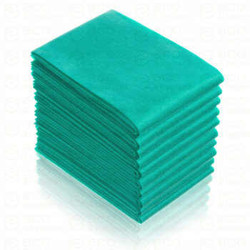 Podkład medyczny włókninowy zielony 80x210 cm 20 szt