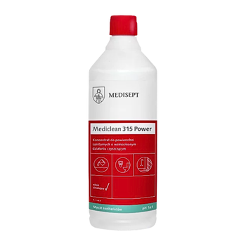 Mediclean 315 Power – koncentrat czyszczący do sanitariów 1 L (profesjonalny)