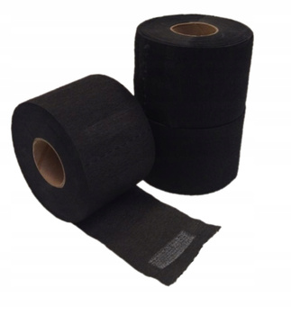 Kołnierzyki fryzjerskie czarne 5 rolek